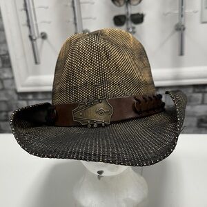 Peter Grimm Black and Brown Men's Fedora